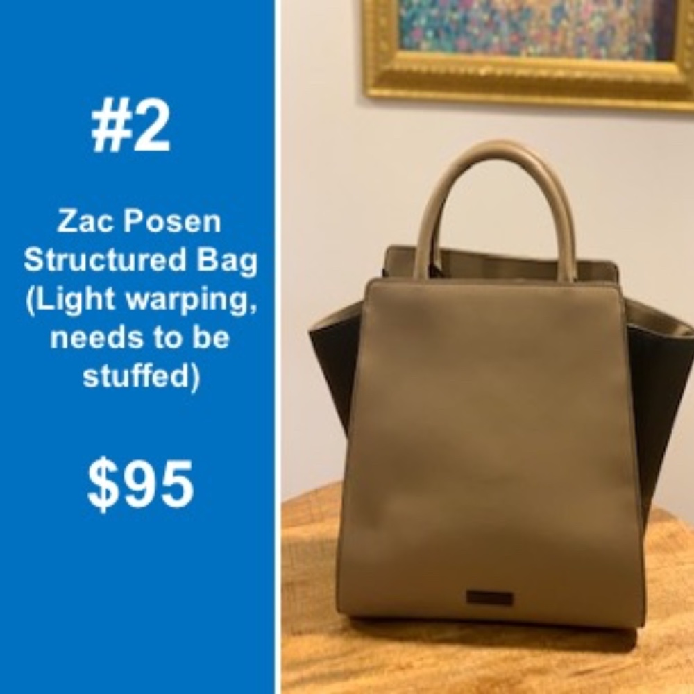 Zac Posen Two Tone Bag
